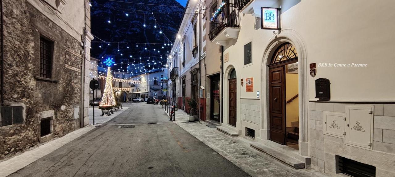 B&B In Centro A Pacentro Екстер'єр фото